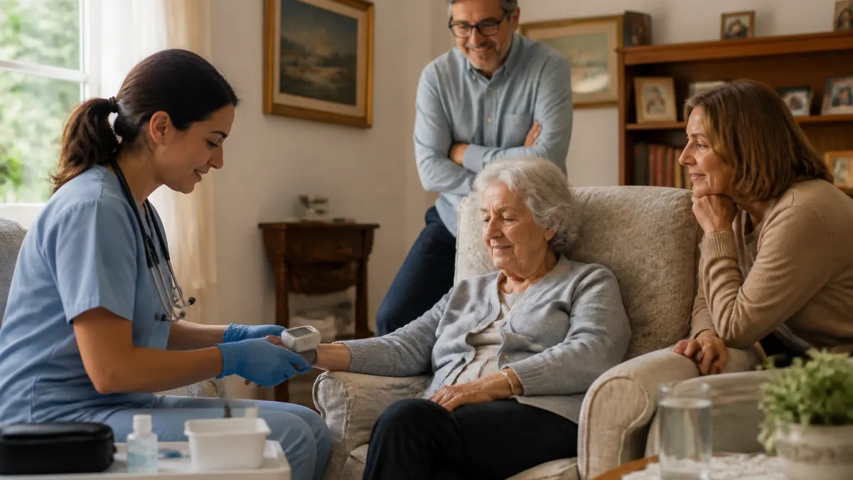 Assistenza domiciliare per anziani con cure palliative