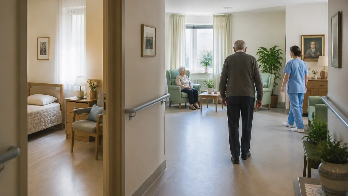 Interno di una RSA con Nucleo Alzheimer.