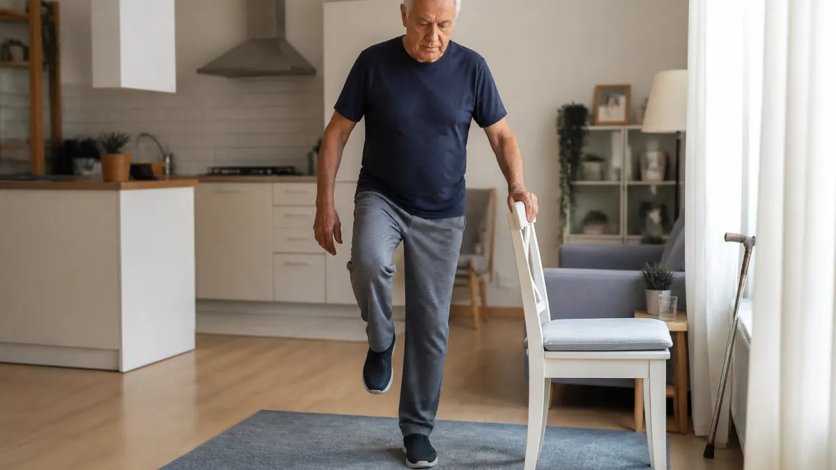 Esercizi di equilibrio per prevenire le cadute nei pazienti con Parkinson