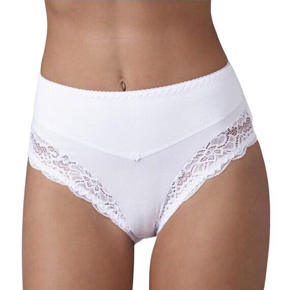 Culotte contenitiva donna Lovely Girl in cotone e pizzo