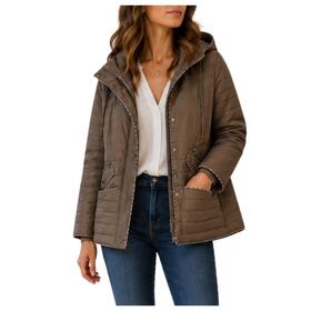 Piumino donna Flora leggero con cappuccio removibile