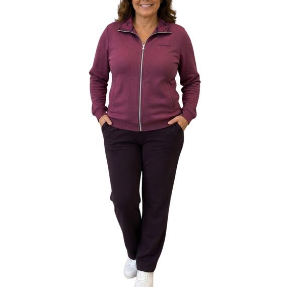 Tuta donna Campagnolo felpata con collo alto – vestibilità over