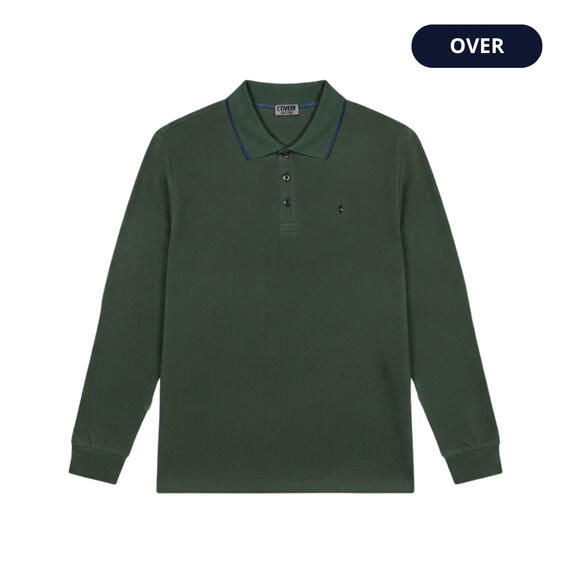 Polo uomo Coveri over a maniche lunghe – taglie comode