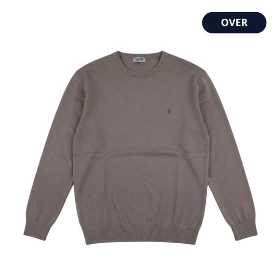 Felpa uomo over in tricot