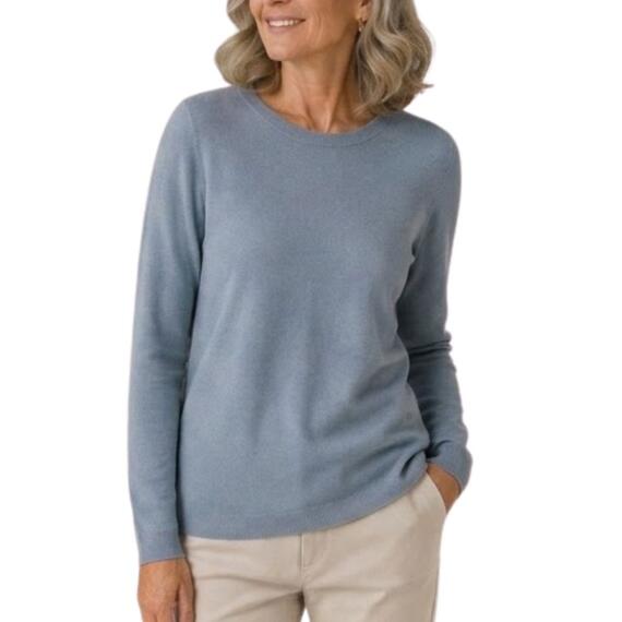 Maglioncino donna modello Flora a girocollo