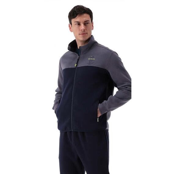 Tuta uomo F.lli Campagnolo felpata con zip e pantaloni dritti