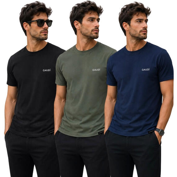 T-shirt uomo Gaudì basic a maniche corte