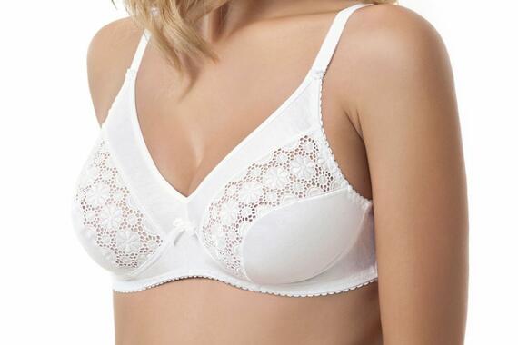 Reggiseno donna in puro cotone senza ferretto