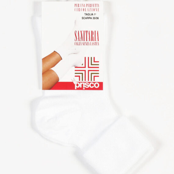 Calzini sanitari donna Prisco in cotone
