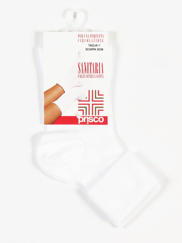 Calzini sanitari donna Prisco in cotone